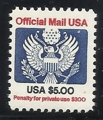 O133  $5  MNH VF Centering