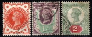 Great Britain #111-3  F-VF Used CV $22.85 (X1509)