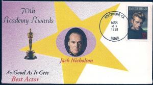 UNITED STATES FDC 32¢ James Dean 1998 Cacheted