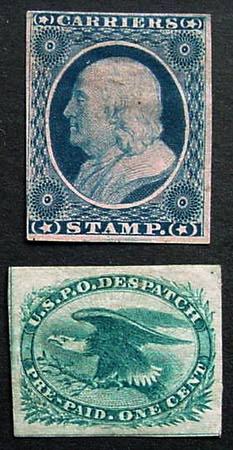 USA, Carrier Stamps, Scott L02 and LO3