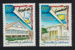 New Caledonia Auguste Escoffier Professional School 2v 1999 MNH SG#1179-1180