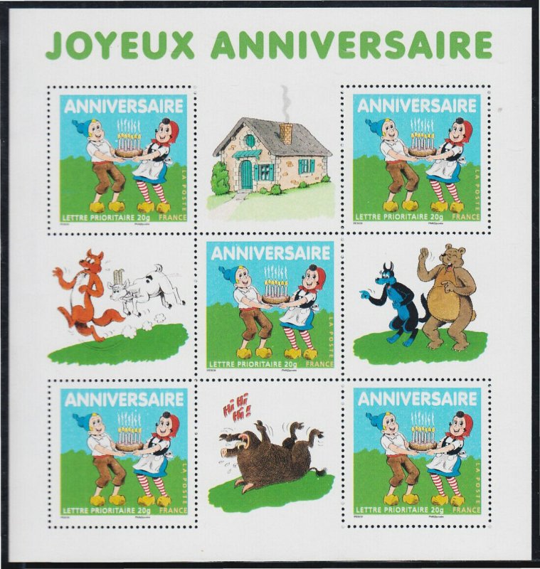 FRANCE 2007 - Silvan And Silvette Heroes  - MNH Sheet # 3344