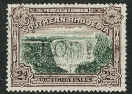 Southern Rhodesia Scott 37 Victoria Falls 1941