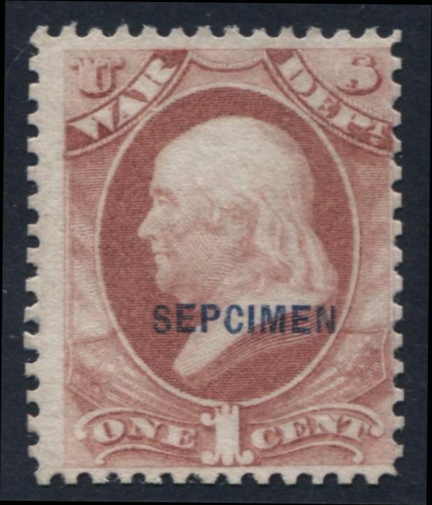 Officials O83a SEPCIMEN Error Very Rare Mint NGAI PSAG Cer SCV $3,000