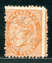 Australia Queensland Scott # 57b, used