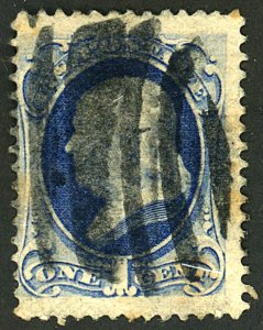 U.S. #145 USED CREASE THIN