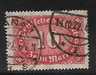 Germany Sc. # 195 Used Inflation wmk 126 L7