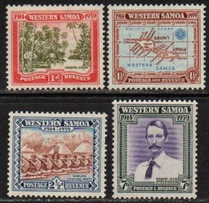 Samoa Sc #181-184 Mint Hinged