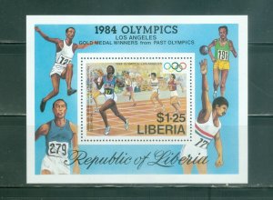 Liberia #1004 MNH 1984 Olympics SS(1) CV$5.50