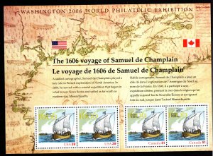 4074 SAMUEL DE CHAMPLAIN MINT Never Hinged SHEET
