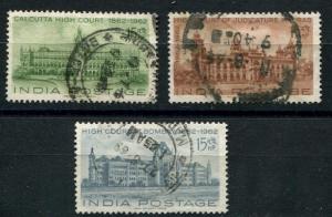 India SC# 358-60 (SG#456-8) High Courts Buildings, Used