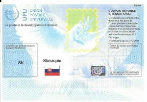 SLOVAKIA - (IRC) INTERNATIONAL REPLY COUPON (exp. 31.12.2021) (MINT), MNH