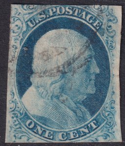 #9 Used, Light cancel (CV $100 - ID33047) - Joseph Luft