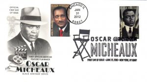 #4624 John H. Johnson Dual Artcraft FDC