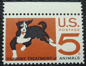 US #1307 MNH Single Humane Treatment of Animals SCV $.25