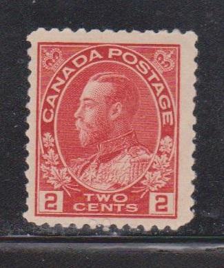 CANADA Scott # 106 MH - KGV Admiral Issue