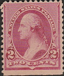 # 219d Lake Mint No Gum George Washington