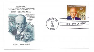 2513 Dwight D Eisenhower Artmaster, FDC