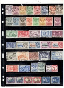 BASUTOLAND COLLECTION ON STOCK SHEET MINT/USED