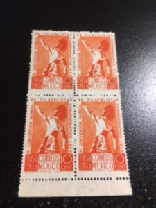 Mexico sc 747 MNH block of 4