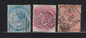 Jamaica 7-8, 10 U Queen Victoria