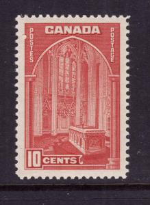 Canada-Sc#241-Unused 10c dark carmine KGVI Chamber-OG NH-1938-