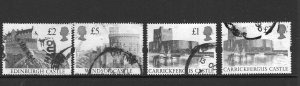 GREAT BRITAIN #1230-1233 1988 PHOTOGRAPHS OF CASTLES F-VF USED