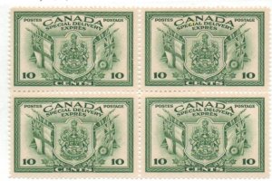 Canada E10 Block of four Mint never hinged