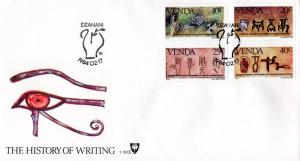 Venda - 1984 History of Writing FDC SG 87-90