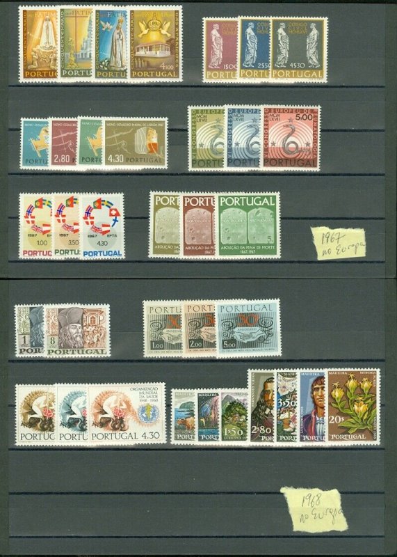 EDW1949SELL : PORTUGAL Choice collection Cplt of Commemorative from 1963-1988.