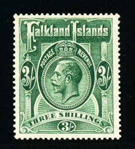 [FALKLAND ISLANDS] KGV 1912 3s SG 66 / SC 48 (MNH)