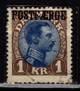 Denmark 1924-41 Parcel Post Optd., 1k blue & brown [Used]