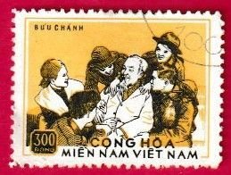 VIETNAM 1976 300d HO CHI MIHN & VIET CONG FIGHTERS - USED