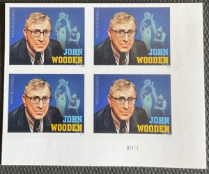 US #5833a MNH NDC Plate Block of 4 LR John Wooden (.68)  L47