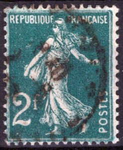 ZAYIX France 184 Used 2fr Prus grn Sower Farming & Agriculture 051023SM77