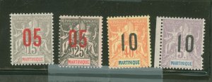 Martinique #101-104  Single (Complete Set)