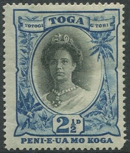 Tonga 1921 SG58 2½d Queen Salote #1 MLH