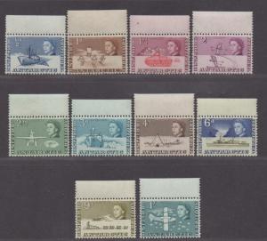 **British Antarctic Territory, SC# 1-10 MNH VF Partial Set, CV $28.30