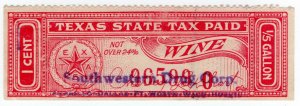 (I.B) US Revenue : Wine Tax 1c (Texas)