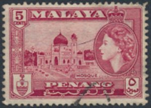 Penang   Malaya  SC#  48 Used  see details & scans