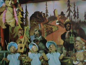 ​UNITED STATES-DISNEY PC-CLASSIC COUNTRY BEAR JAMBOREE-MUSIC BAND - POST CARD