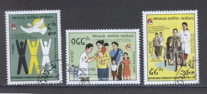 Laos 899-901  VF  Used cto