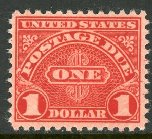 USA 1931 ⭐$1.00 Postage Due⭐ Scott # J87 ⭐ Carmine ⭐ MNH ⭐H72 ⭐☀⭐