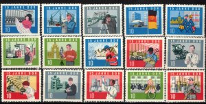 Germany DDR #724-738, MNH