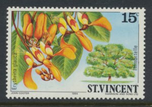 St. Vincent  SC# 721  MNH Flowering Trees 1984 see detail & scan