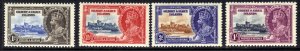 Gilbert & Ellice 1935 KGV Set 4 Silver Jubilee MM SG 36 – 39 ( E1418 )