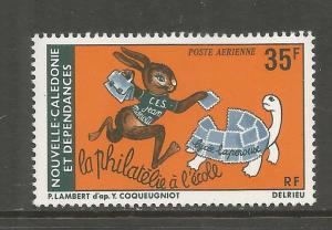 NEW CALEDONIA  C145  MNH,  SCHOOL PHILATELY, THE HARE AND THE TORTOISE