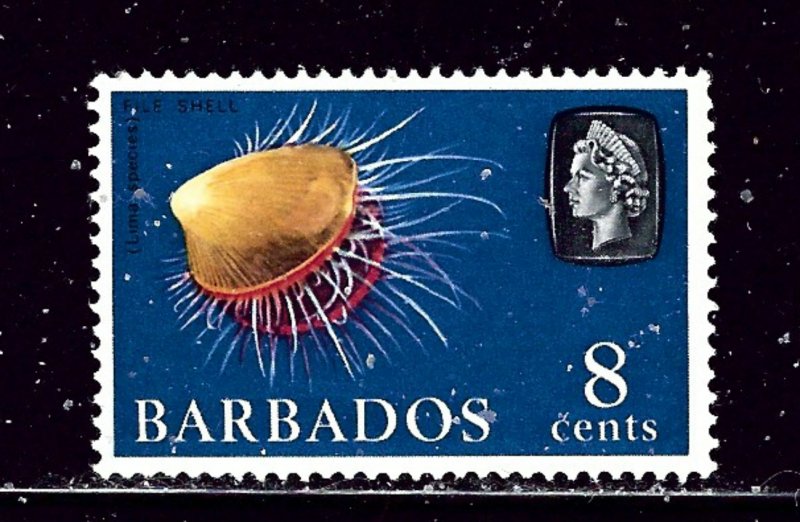 Barbados 273 MNH 1965 Seashell  lightly penciled numbers on gum