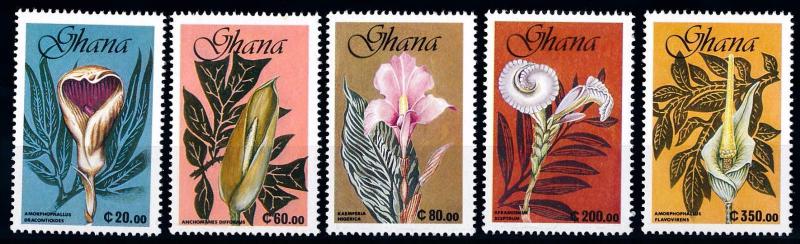 [64918] Ghana 1991 Flora Flowers Blumen  MNH