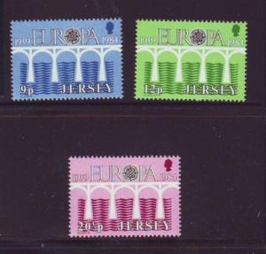 Jersey Sc 326-8 1984 Europa stamps  mint NH